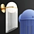 Luminous Celestial Wall Sconce 3D model small image 2