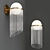Luminous Celestial Wall Sconce 3D model small image 4