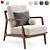 Stylish Verity Lounge Chair 2015 3D model small image 5