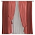 Refined Curtain №363 3D model small image 1