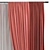 Refined Curtain №363 3D model small image 3