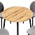 Modern Dining Set Tiole and Uranus 3D model small image 2