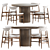 Gubi Gent Dining Table 2014 3D model small image 1