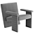  La Cividina Ageti Armchair 3D model small image 5