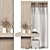 Modern Wood Hallway Organizer Cabinet 3D model small image 2