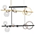 Modern Bubble Pendant Light 3D model small image 1