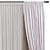 Meshed Curtain Design Concept 3D model small image 3