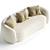 Elegant Eichholtz Blaine Sofa 3D model small image 2