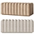 Modern Velvet Bente Bench 3D model small image 1