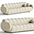 Modern Brigitte Sofa, Imported Design 3D model small image 3