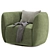 Chic Swivel Lounge Chair Collection 3D model small image 5