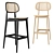 Elegant Titus Bar Stool 3D model small image 1