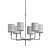 Elegant Gideon Chandelier Modeller Venumblack 3D model small image 3