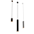 Pipe Tube Pendant Lamp Set 3D model small image 2