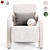 Modern Utrecht Armchair by Cassina 3D model small image 2