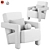 Modern Utrecht Armchair by Cassina 3D model small image 6