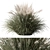 24-Piece White Flower Grass 3D model small image 1