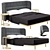 Elegant Nau Design Aran Bed 3D model small image 1