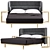 Elegant Nau Design Aran Bed 3D model small image 2