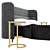 Elegant Nau Design Aran Bed 3D model small image 3
