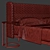 Elegant Nau Design Aran Bed 3D model small image 6