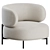 Gallotti&Radice AKIKO Lounge Chair 3D model small image 1