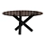 Aikido P1366 Dining Table - Round Elegance 3D model small image 1