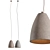 Minimalist Concrete Pendant Light 3D model small image 2