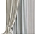 Folded Topology Design Curtain 3D model small image 2