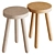 Oak Stool One, Modern Design 3D model small image 1