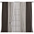 Mesh Art Curtain №380 3D model small image 1