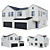 Low Poly American House Model 3D model small image 1