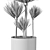 Modern Indoor Plant with Planter 3D model small image 4