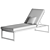 Minimalist Outdoor Lounger: Landscape Integration 3D model small image 3