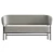 Modern Metal Fabric Small Sofa 3D model small image 2