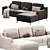 Modern Designer Corner Sofa - Millennial Style 3D model small image 2