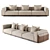 Modern Hidden Hideaway Sofa Solution 3D model small image 6