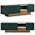 Modern Wooden Sideboard with Doors 3D model small image 1