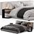 NeoWall Bed by Living Divani 3D model small image 2