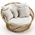 Cozy Nest Chair Retreat 3D model small image 6