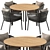  Modern Ethimo Porto Dining Set 3D model small image 2