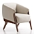 Modern Abra Armchair 2016 sleek 3D model small image 1