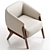 Modern Abra Armchair 2016 sleek 3D model small image 2