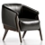 Modern Abra Armchair 2016 sleek 3D model small image 3