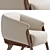 Modern Abra Armchair 2016 sleek 3D model small image 4