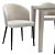 Modern Dining Set Ornella & Skin 3D model small image 3