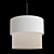 Modern Double Pendant Light Collection 3D model small image 2
