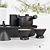 Zen Garden Tea Set: The Rotunda 3D model small image 5