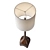 Sleek Modern Floor Lamp Design 3D model small image 2