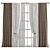 Elegant Curtain with Tailored Design 3D model small image 1